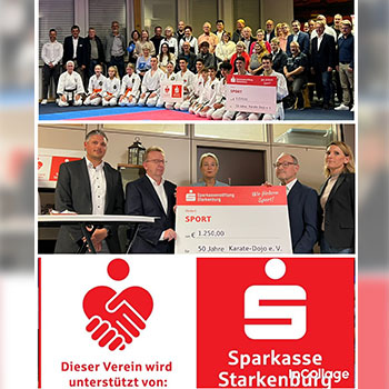 Bild von der Spendenübergabe bei der Sparkassenstiftung Starkenburg